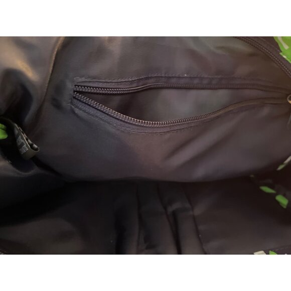 New with Tags, SPC Green Navy White Flowered Large Tote Laptop Tablet - Picture 10 of 11